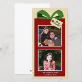 Le cadeau de nous Cartes photos de Noël (Devant / Derrière)