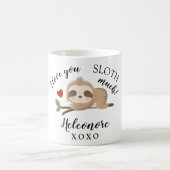 Le cadeau de Saint Valentin Sloth Mug (Centre)