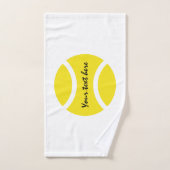 Le cadeau jaune de serviette de bain de balle de (Serviette à main)