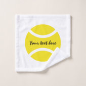 Le cadeau jaune de serviette de bain de balle de (Gant de toilette)