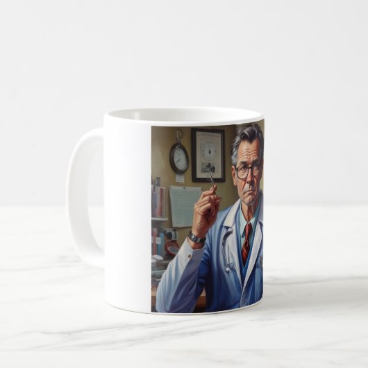 Le cadeau parfait pour les médecins - Mug de café (Devant gauche)