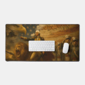 Le cadet patriotique Washington Mousepad (Clavier et souris)