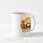 Le café alimente la créativité – InspiTwo-Tone Mug (Devant droit)