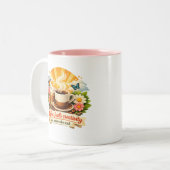 Le café alimente la créativité – InspiTwo-Tone Mug (Devant gauche)