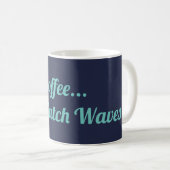 Le café attrapent alors la tasse de vagues (Devant droit)