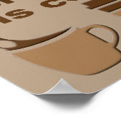 Le café c'est la personnalité Drôle Poster (Coin)