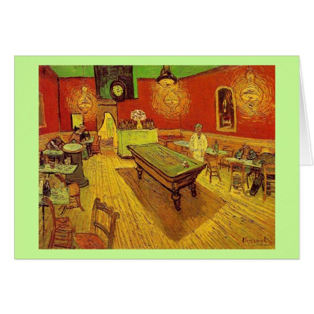 Le café de nuit par Vincent van Gogh (Devant Horizontal)