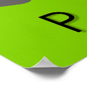 Le Cafe de Petit Chien, Parijs (vert.) Poster (Hoek)