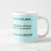 Le café drôle réveillent la tasse (Droite)