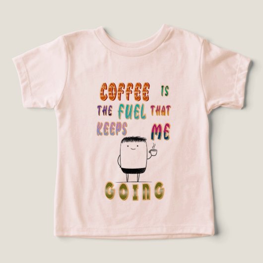 Le Café Est Le Carburant Qui M'Emmène (Design Recto)