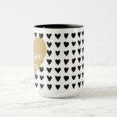 Le café est mon amour langue Mug (Centre)