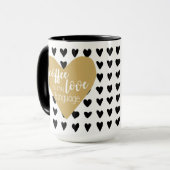 Le café est mon amour langue Mug (Devant gauche)