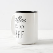Le café est mon BFF 15oz Mug (Devant gauche)
