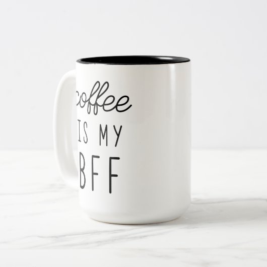 Le café est mon BFF 15oz Mug (Devant gauche)