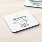le café est mon dessous de verre zen (Côté gauche)