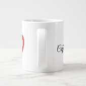Le Café Est Mon Véritable Mug D'Amour Avec Le Coeu (Dos)