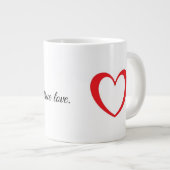 Le Café Est Mon Véritable Mug D'Amour Avec Le Coeu (Devant droit)