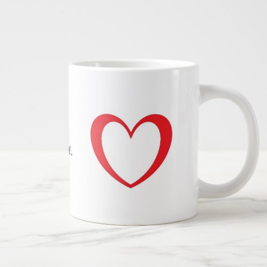 Le Café Est Mon Véritable Mug D'Amour Avec Le Coeu (Droite)
