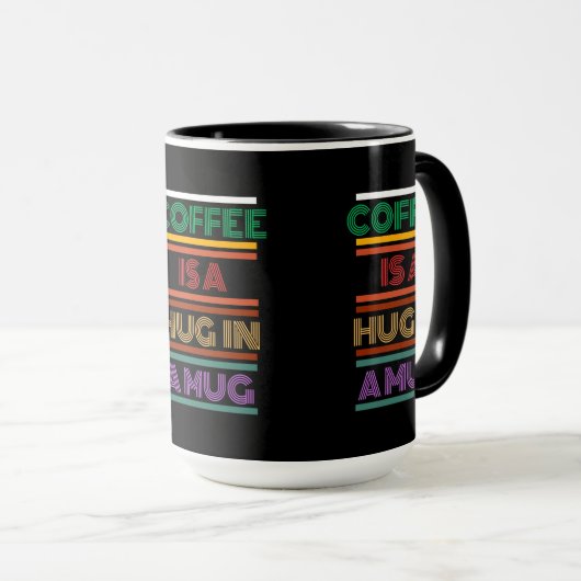 Le café est un câlin dans une tasse (Devant droit)