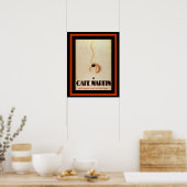 Le Café Martin affiche 16 x 20 (Cuisine)