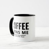 Le café me appartient Mug - Drôle Citation Sarcast (Devant gauche)