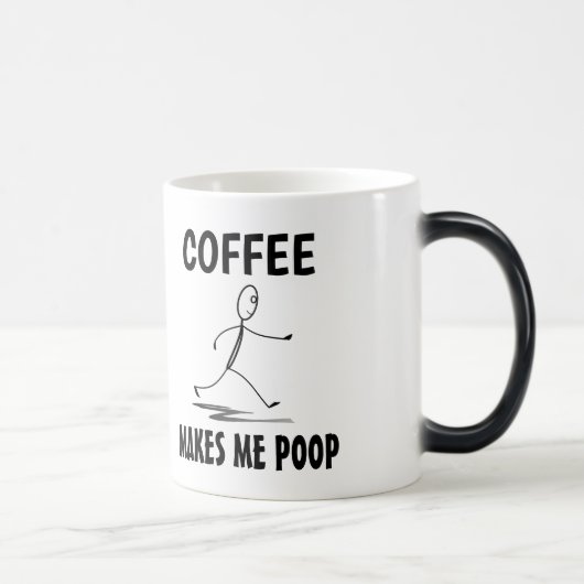 Le Café Me Fait Du Poop, Du Café Mug (Droite)