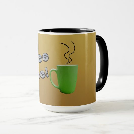 "Le café !" Mug (Devant droit)