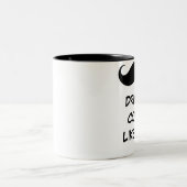 Le café potable aiment monsieur Mustache Mug (Centre)