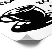 Le café vous rend drôle Poster (Coin)