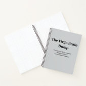 Le cahier de déversement cérébral de la Vierge (Intérieur)