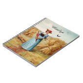 Le cahier de la femme dans le champ de blé (Côté gauche)