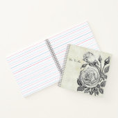 Le cahier de notes du jardin secret de la rose (Intérieur)