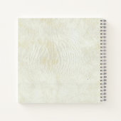 Le cahier de notes du jardin secret de la rose (Dos)