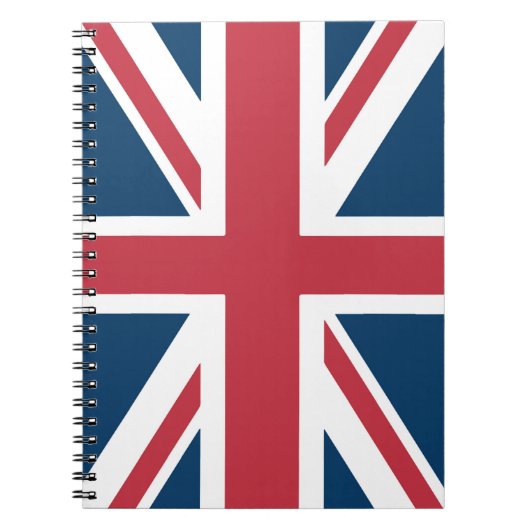 Le cahier du drapeau britannique Union Jack (Devant)