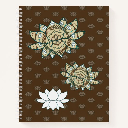 Le cahier en spirale Lotus (Devant)
