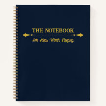 Le Cahier | Journal Minimaliste Bleu Nuit Or