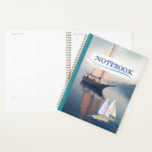 Le cahier numérique "Ocean Whisper" (Devant avec enveloppe)