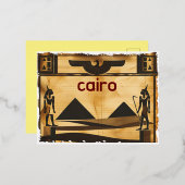 Le Caire, Egypte Carte postale...Voici Le Caire (Recto/Verso)