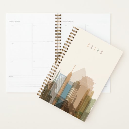 Le Caire, Égypte | Ville Skyline (Devant avec enveloppe)