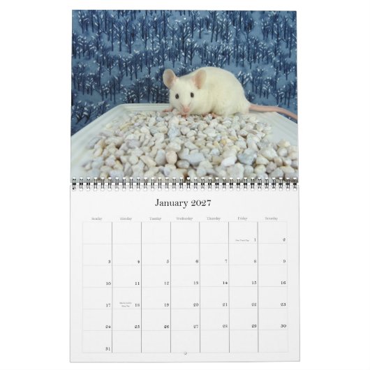 Le calendrier 2012 de l'amant de souris (Jan 2027)