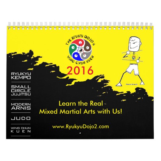 Le calendrier 2016 du Dojo II de Ryukyu (Protection)