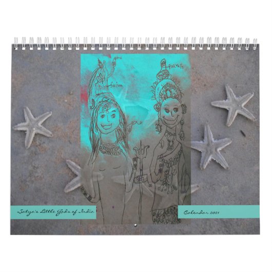 Le calendrier 2021 des petits dieux indiens de Sat (Protection)