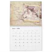 Le calendrier artistique des animaux inspirants (Mar 2026)