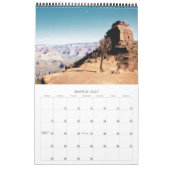 Le calendrier de canyon grand (Mar 2027)