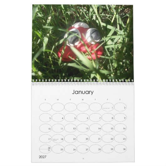 Le calendrier de copain d'argile (Jan 2027)