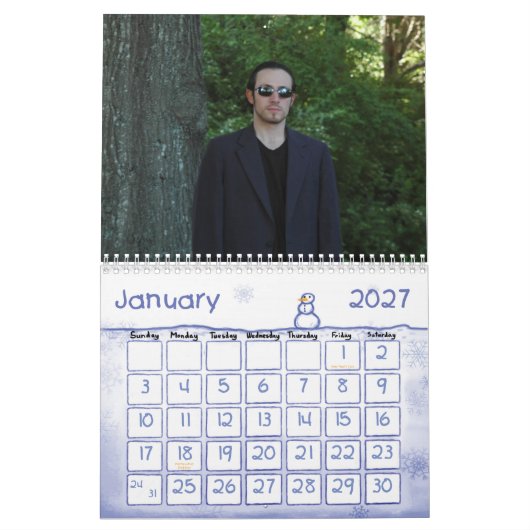 Le calendrier de Donald (Jan 2027)