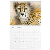 Le Calendrier De L'Art Faune Personnalise L'Année (Feb 2026)