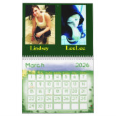 Le calendrier de LeeLee et de Lindsey (Mar 2026)