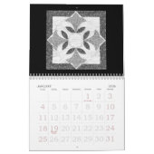 Le calendrier d'édredon de 2011 Digitals en noir (Jan 2026)