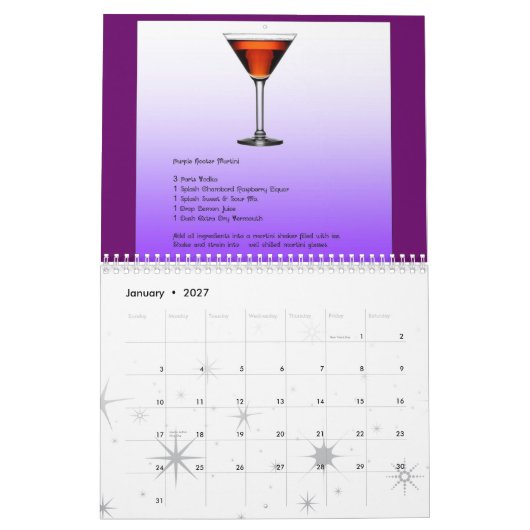 Le calendrier des amants 2010 de Martini (Jan 2027)